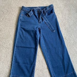 Universal Thread wide leg cropped denim